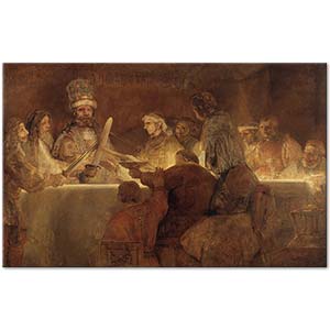 Rembrandt van Rijn The Conspiracy of the Batavians under Claudius Civilis Art Print