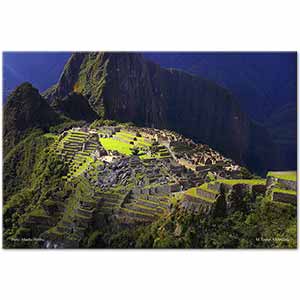 Tayfun Karabağ Machu Picchu Manzarası Kanvas Tablo