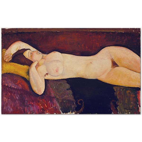 Amedeo Modigliani Reclining Nude Art Print