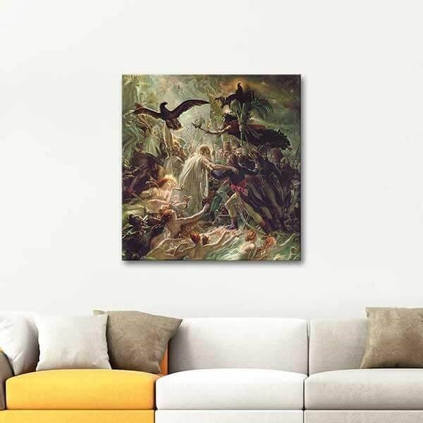 Ossian Receiving the Ghosts of French Heroes by Anne Louis Girodet as