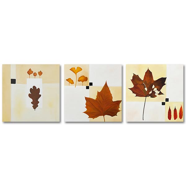 Autumn Leaves Canvas Set Art Print