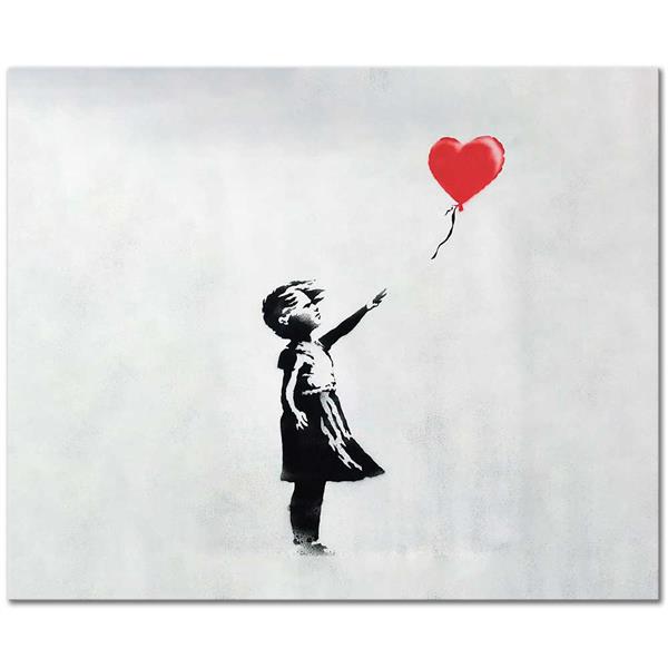 Adam Lister Banksy Baloon Girl ジークレープリント balloon-girl-by-banksy-as-art-