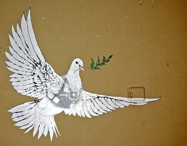 banksy 2017 peace dove 3枚セット Peace Dove - Banksy - Blue Shaker – BLUE SHAKER