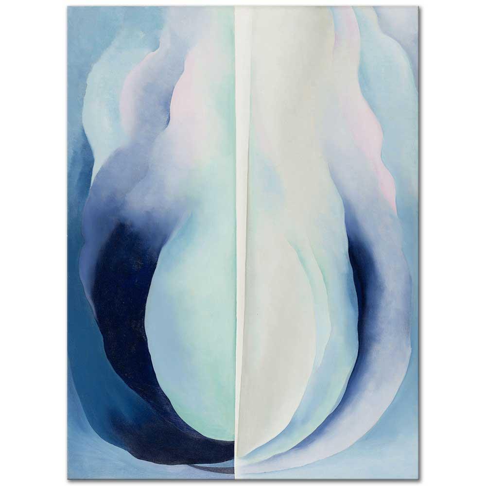 Abstraction Blue by Georgia O'Keeffe as Art Print | CANVASTAR