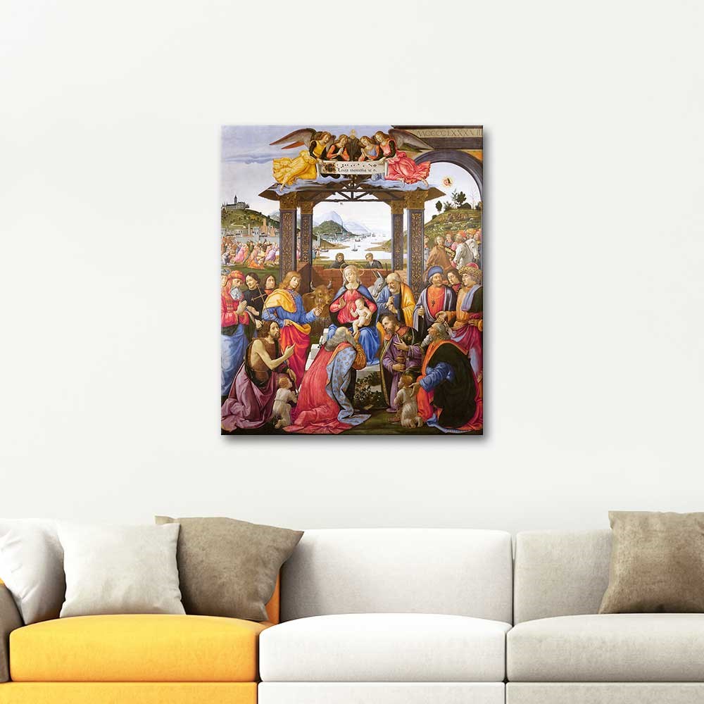 Adoration of the Magi by Domenico Ghirlandaio as Fine Art Print ...