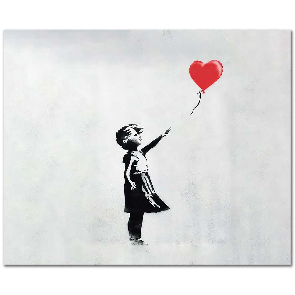 Balloon Girl by Banksy as Art Print | CANVASTAR ®