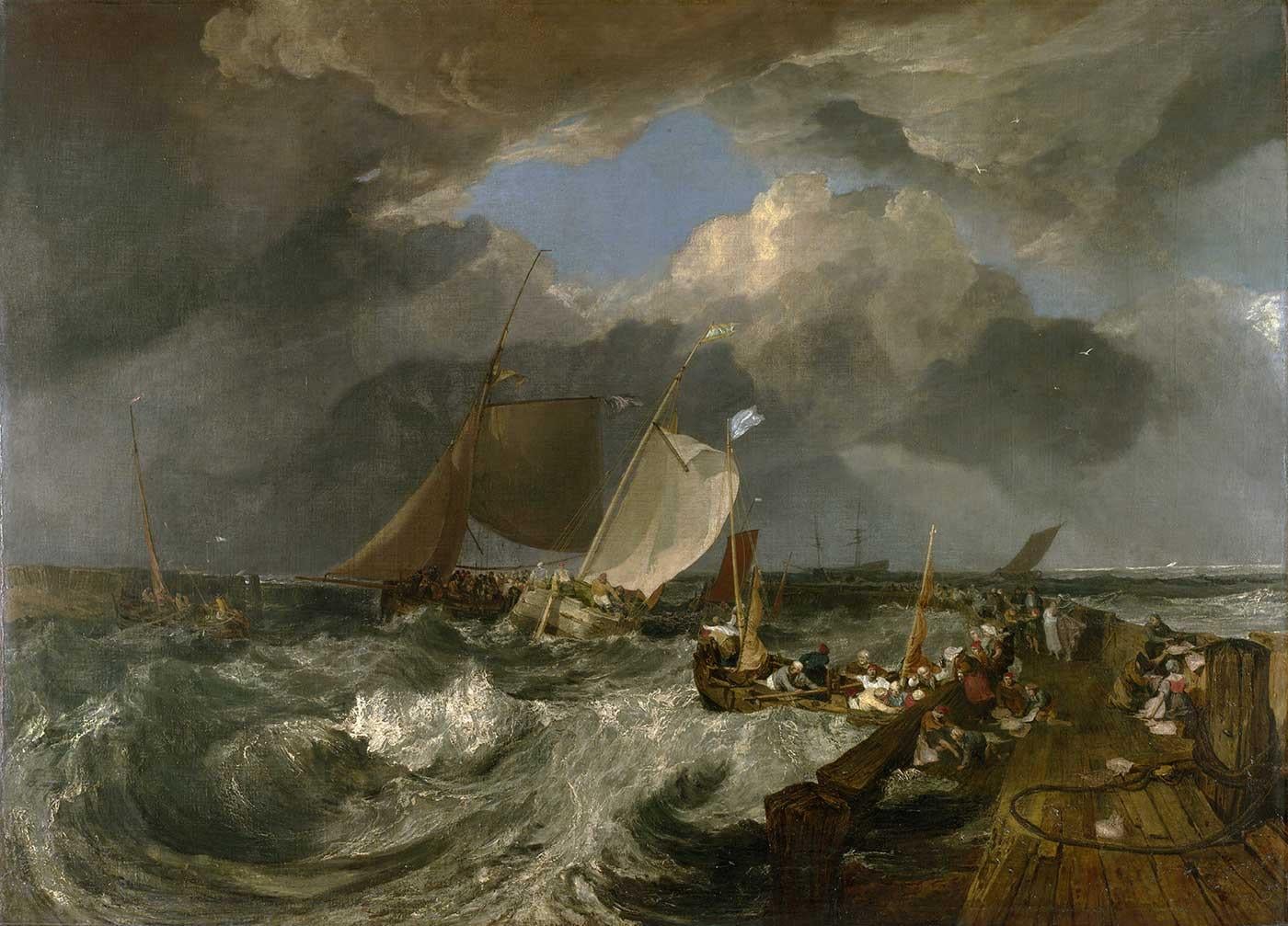 Joseph Mallord William Turner Calais İskelesi Kanvas Tablo