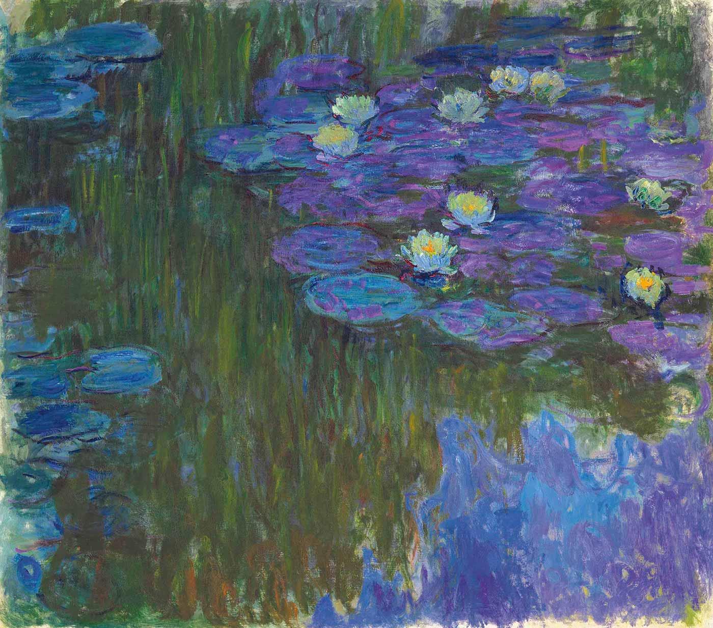 Claude Monet Çiçek Açmış Nilüferler Kanvas Tablo | CANVASTAR ®