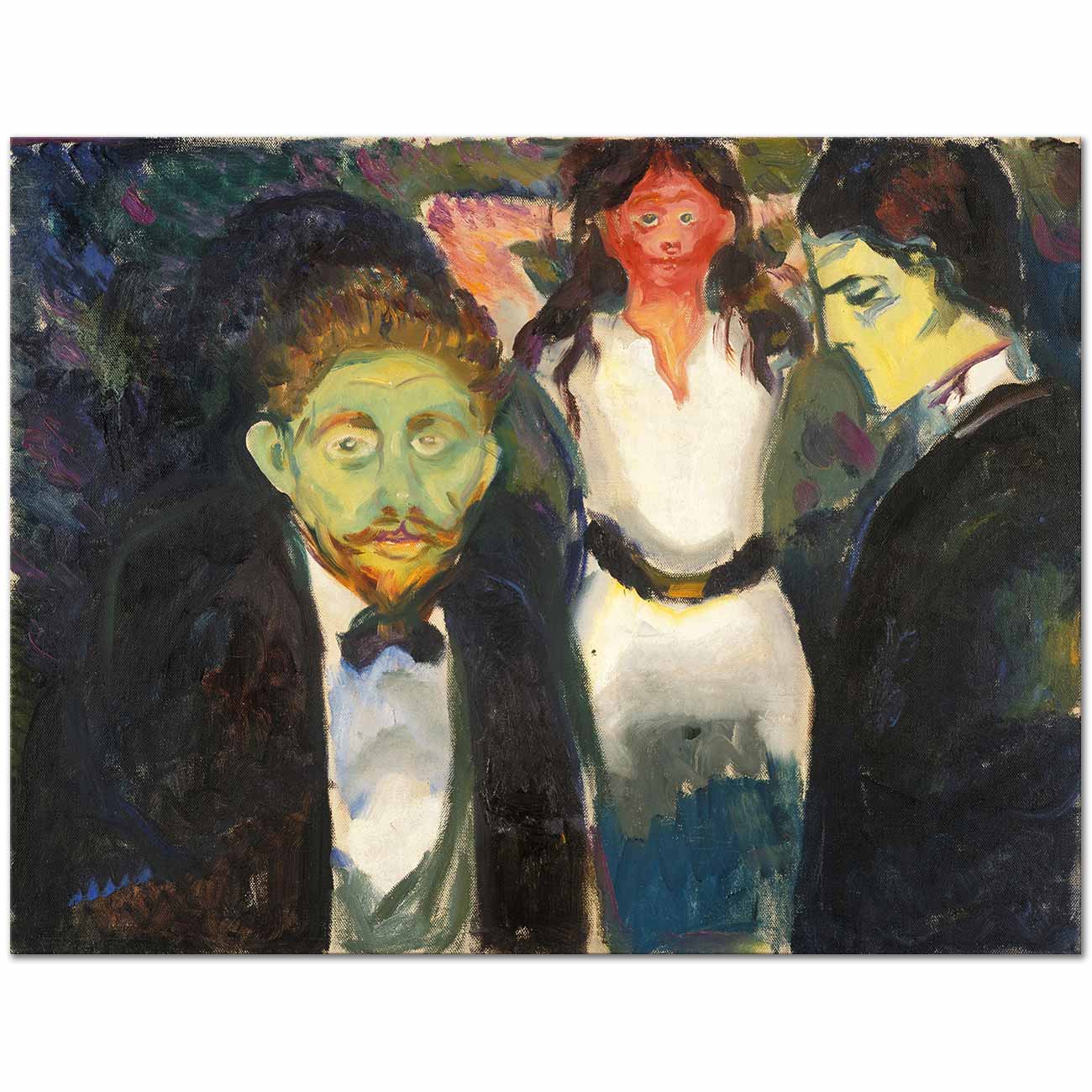 Edvard Munch Evening On Karl Johan Street 48 Off 