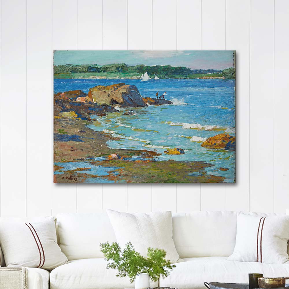 The Inlet by Edward Henry Potthast as Art Print | CANVASTAR