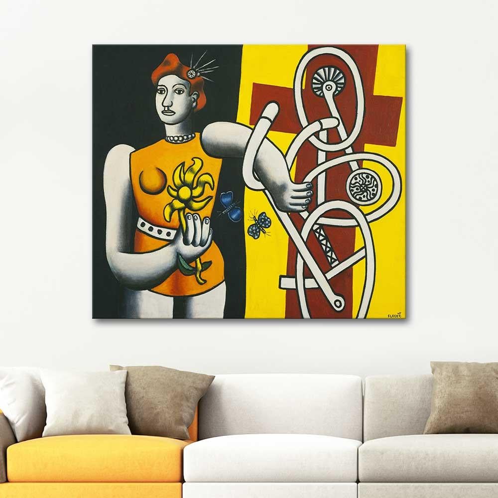 Fernand Leger Büyük Julie Kanvas Tablo | CANVASTAR ®