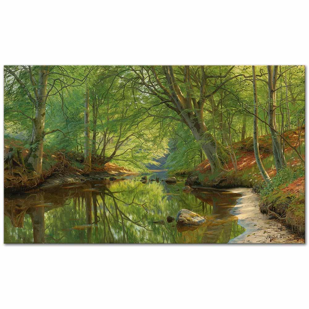Forest Stream by Peder Mørk Mønsted as Art Print | CANVASTAR ®