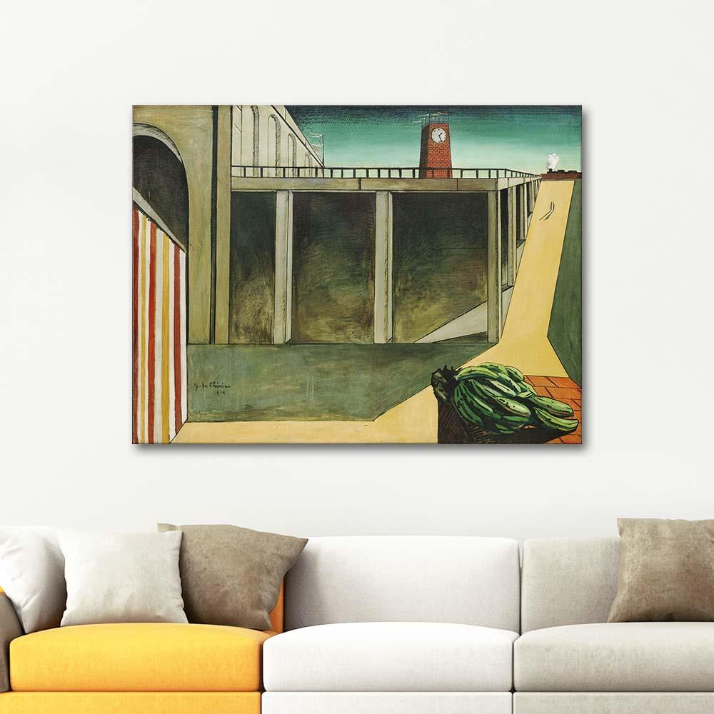 Gare Montparnasse by Giorgio de Chirico as Art Print