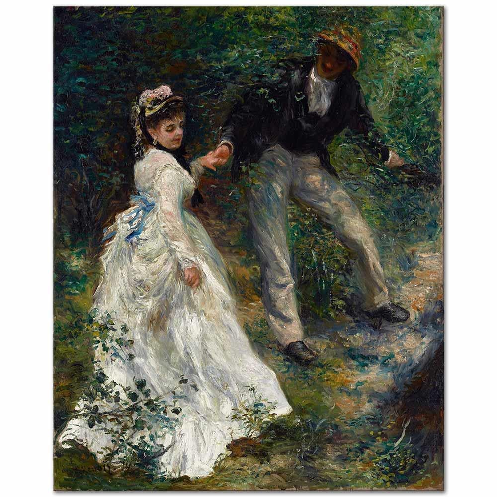 Renoir、LA PROMENADE、海外版超希少レゾネ、新品額付 la-promenade-by-pierre-auguste