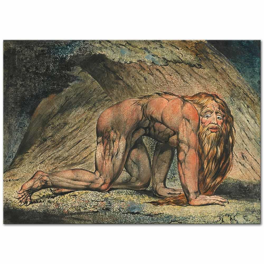 Nebuchadnezzar by William Blake as Art Print | CANVASTAR