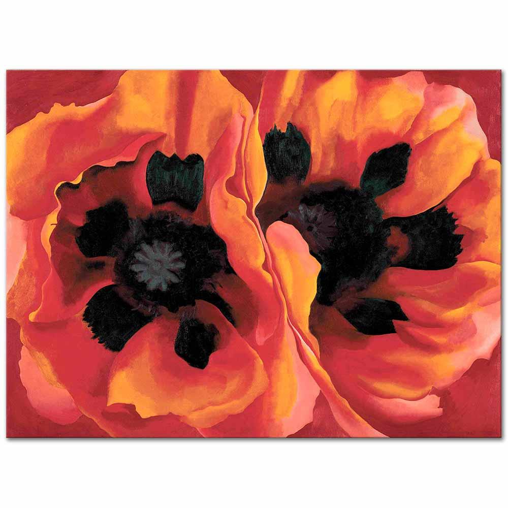 Oriental Poppies by Georgia O'Keeffe as Art Print | CANVASTAR
