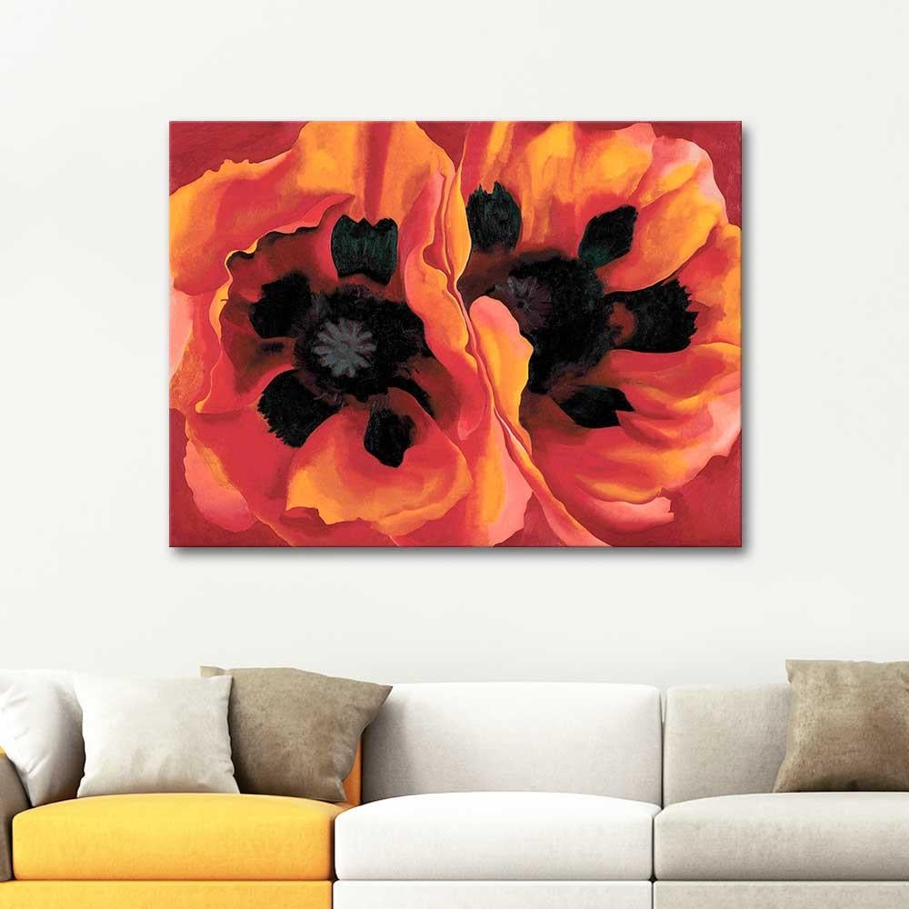 Oriental Poppies by Georgia O'Keeffe as Art Print | CANVASTAR