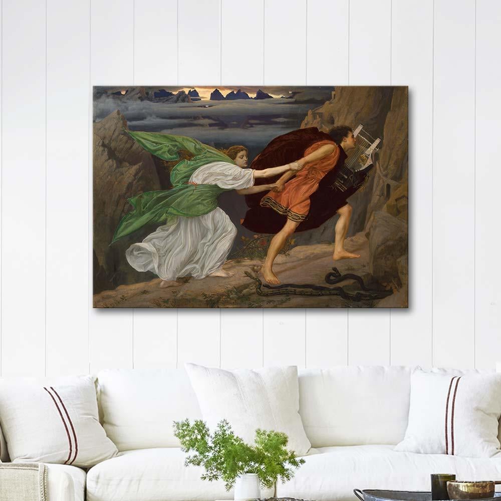 Orpheus and Eurydice by Edward John Poynter as Art Print | CANVASTAR