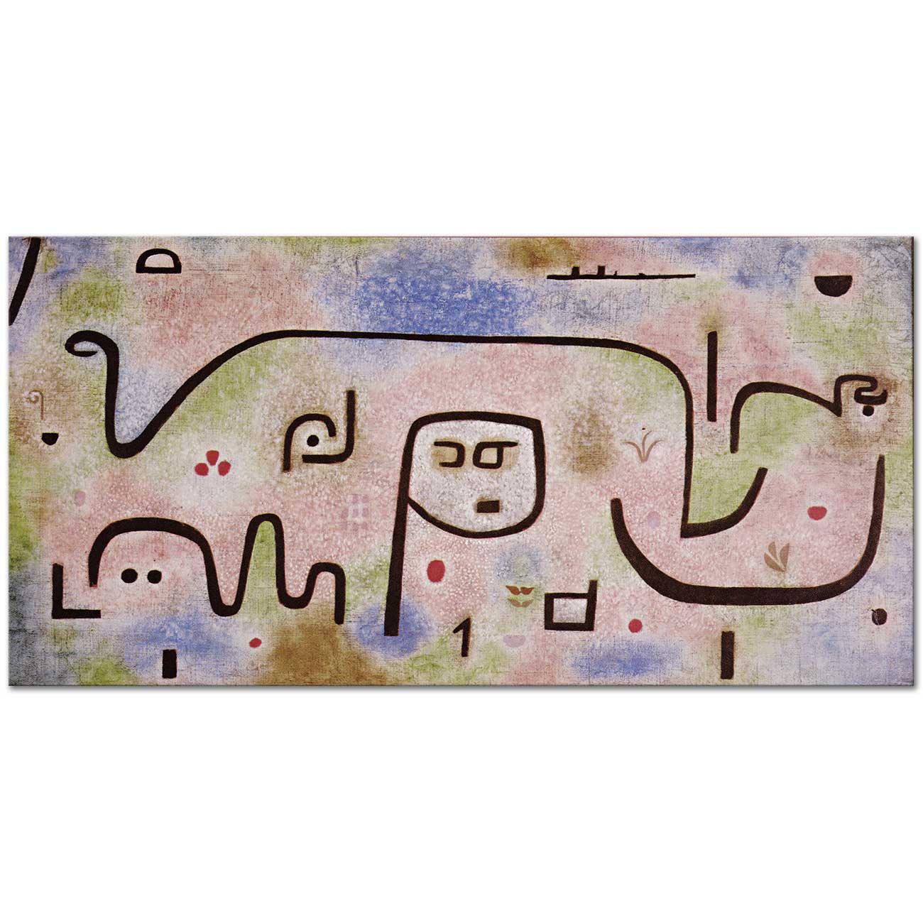 PAUL KLEE INSULA DULCAMARA 1938 ポスター 額入り paul-klee-insula-dulcamara-art