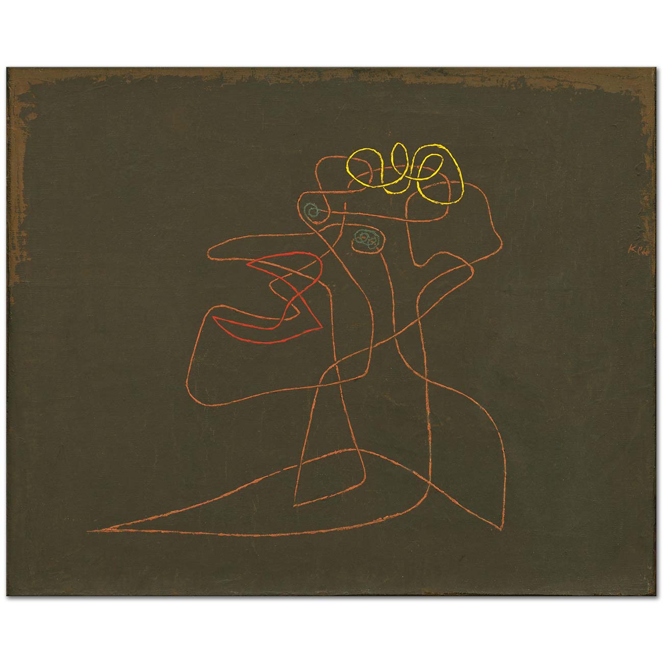 Paul Klee Or The Mocked Mocker Art Print | CANVASTAR ®