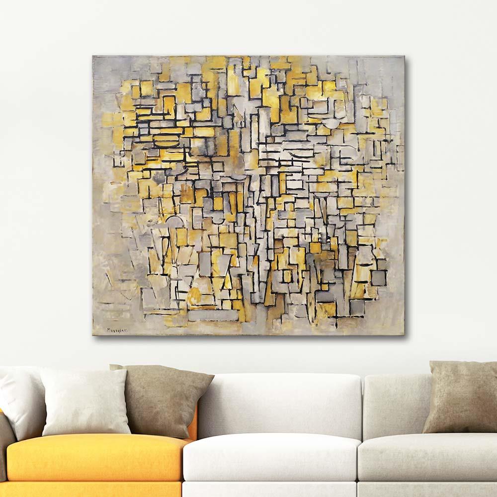 Tableau No. 2 Composition No. VII by Piet Mondrian as Art Print