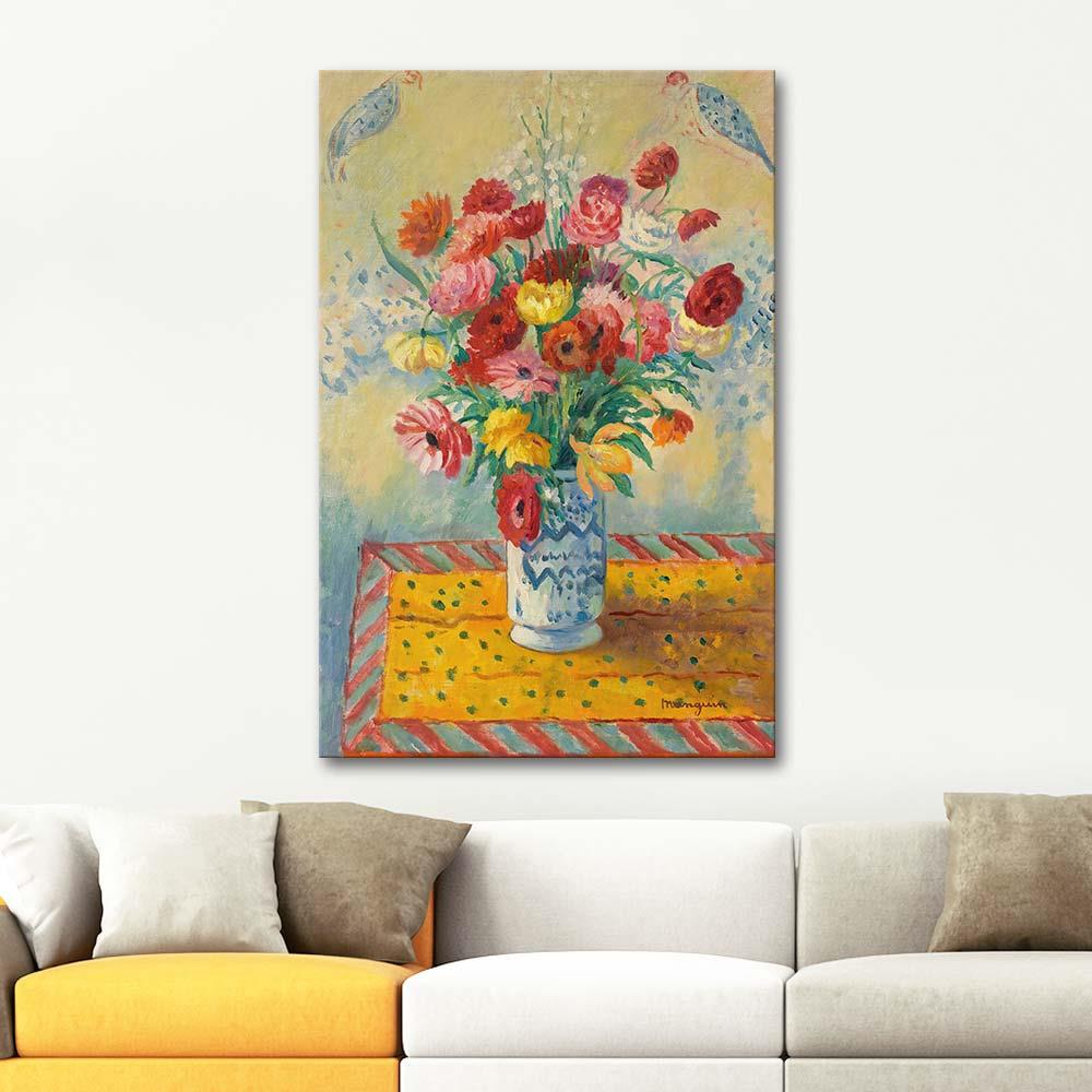 Henri Manguin、【Fleurs dans un Vase】 -henri-manguin--henri-manguin-