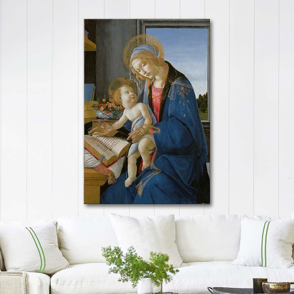 The Madonna of the Book by Sandro Botticelli as an Art Print | CANVASTAR