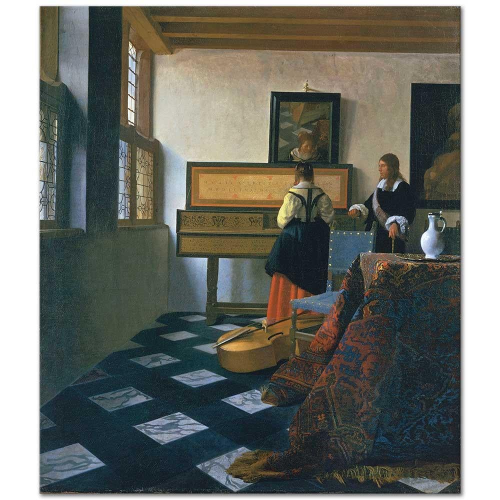 ノーマン・ロックウェル 陶器 The Music Lesson Vermeer and Music: The Art of Love and Leisure | That's How The