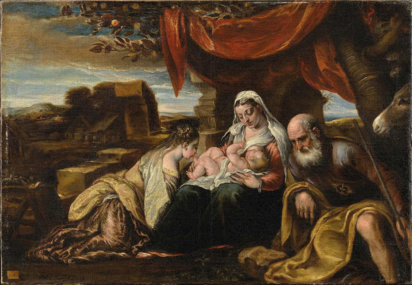 The Mystic Marriage of Saint Catherine by Jacopo Bassano as Art Print ...