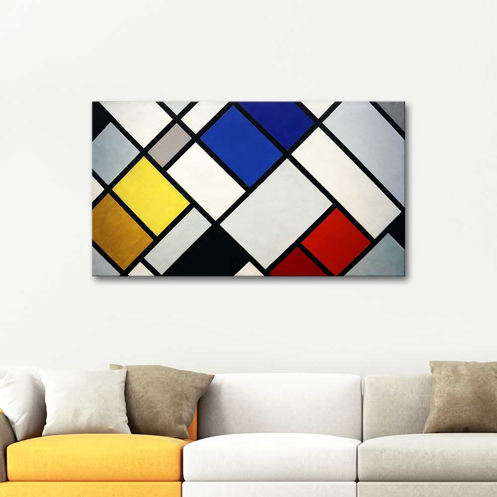 Counter Composition of Dissonants XVI by Theo van Doesburg as Art Print ...