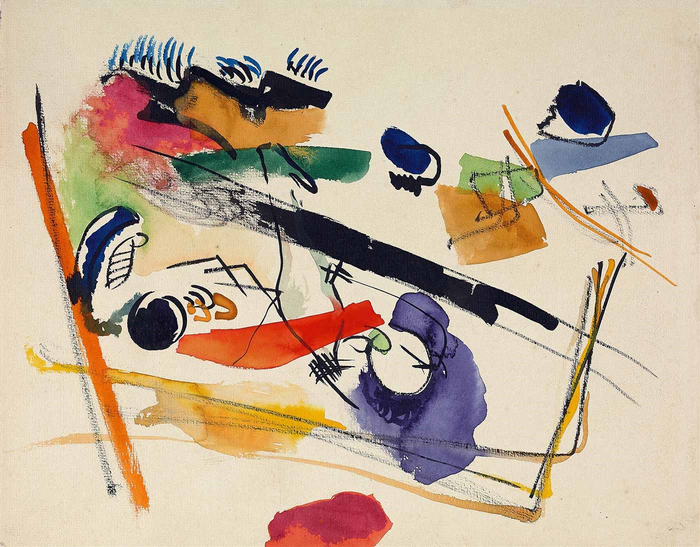 Wassily Kandinsky İsimsiz 1913 Kanvas Tablo | CANVASTAR ®