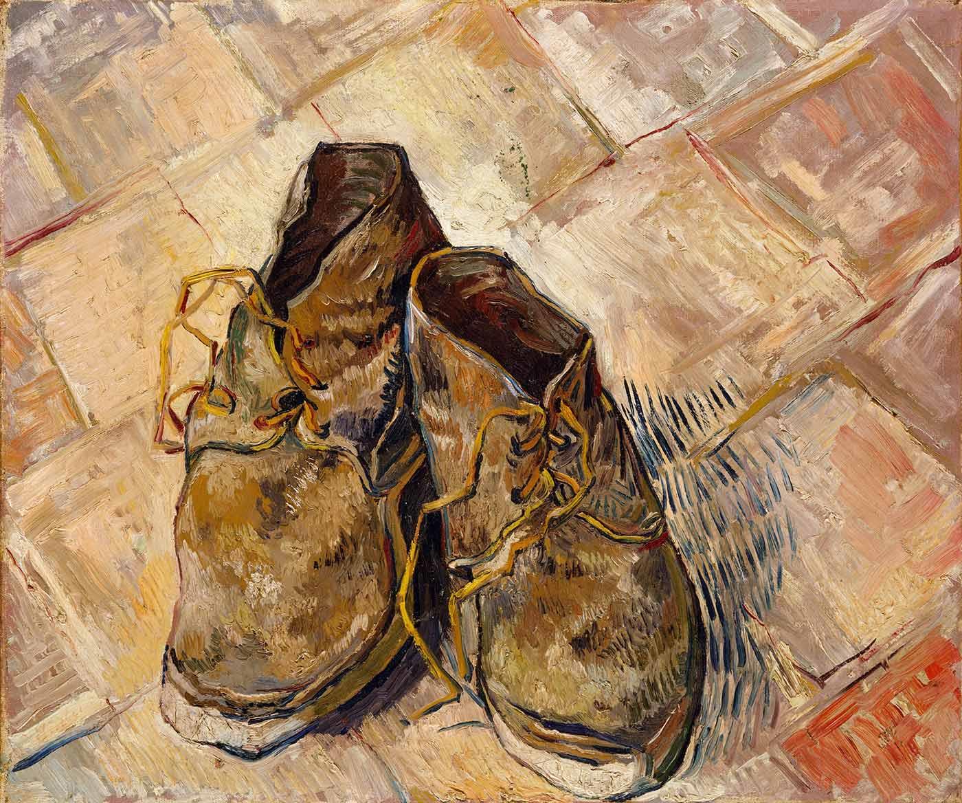 A Pair of Shoes by Vincent van Gogh as an Art Print CANVASTAR ®