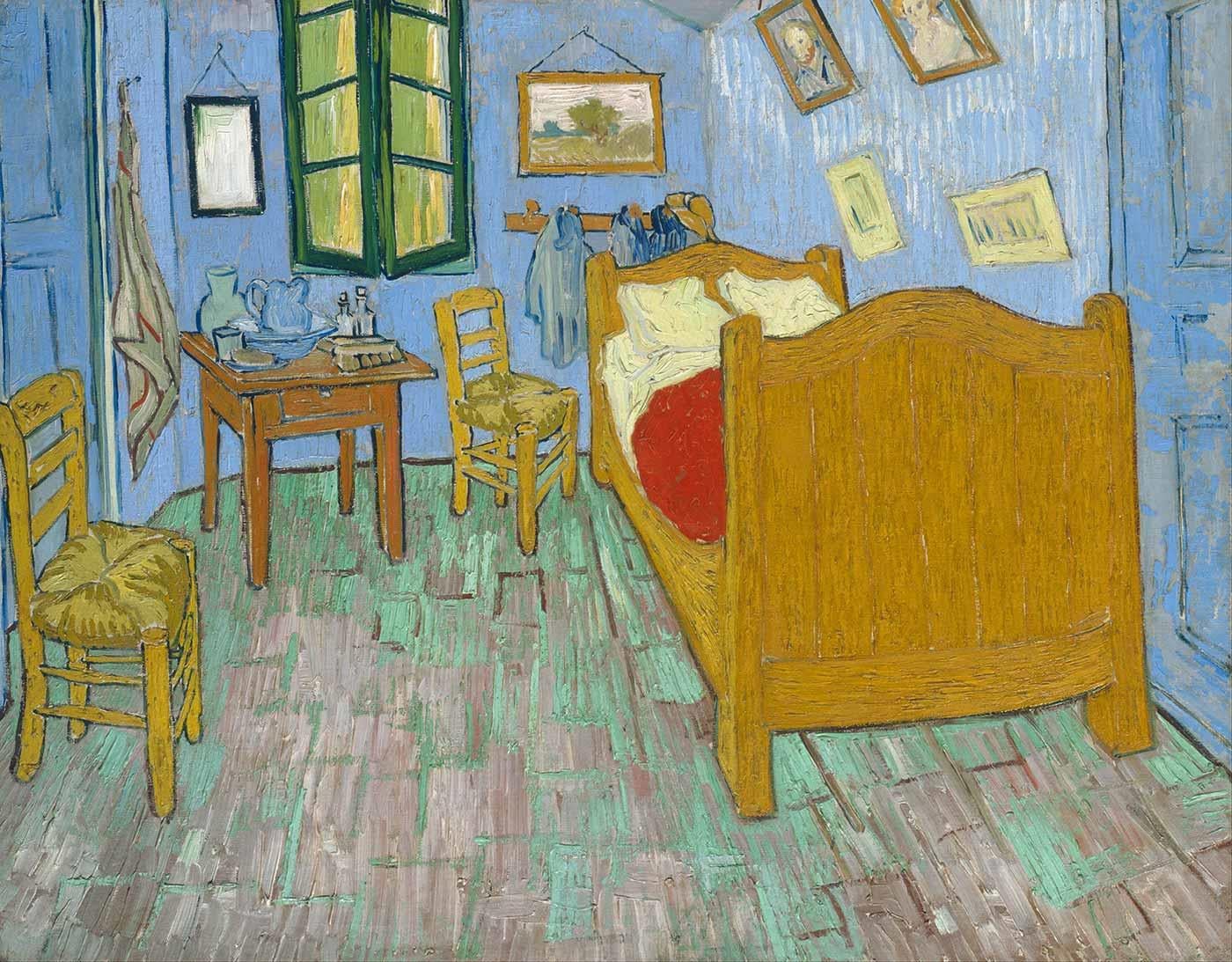 Adam Lister アダムリスター　Gogh Bedroom ゴッホ　寝室 The Bedroom by Vincent van Gogh as an Art Print | CANVASTAR ®