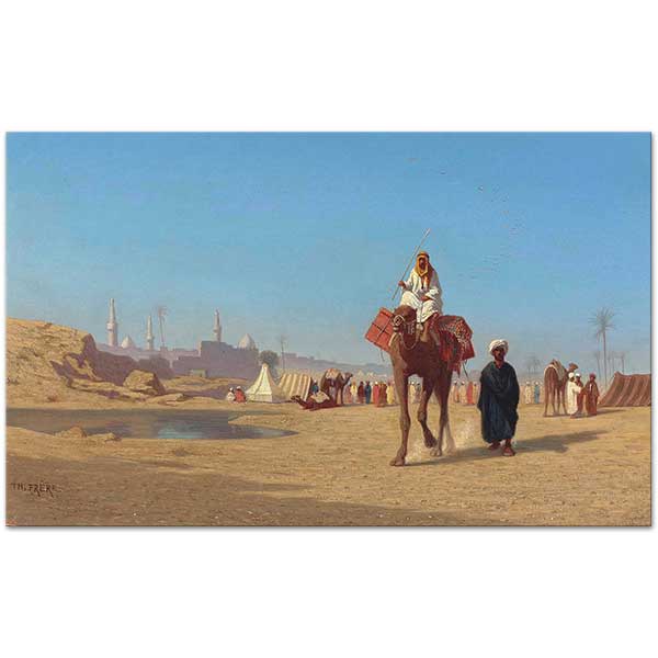 Charles Theodore Frere Outside The City Art Print