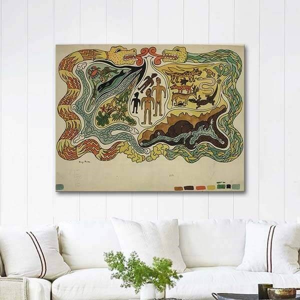 Creation by Diego Rivera as Art Print CANVASTAR Creation by Diego Rivera as Art Print CANVASTAR