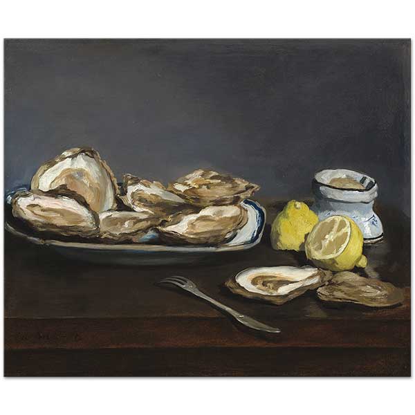 Edouard Manet Oysters Art Print