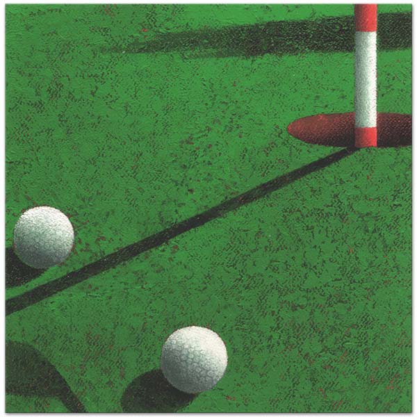 Golf Balls Art Print