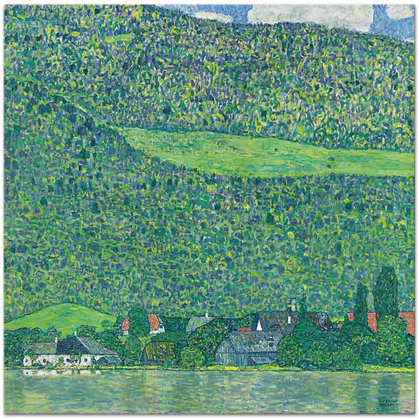 Gustav Klimt Litzlberg Am Attersee Art Print