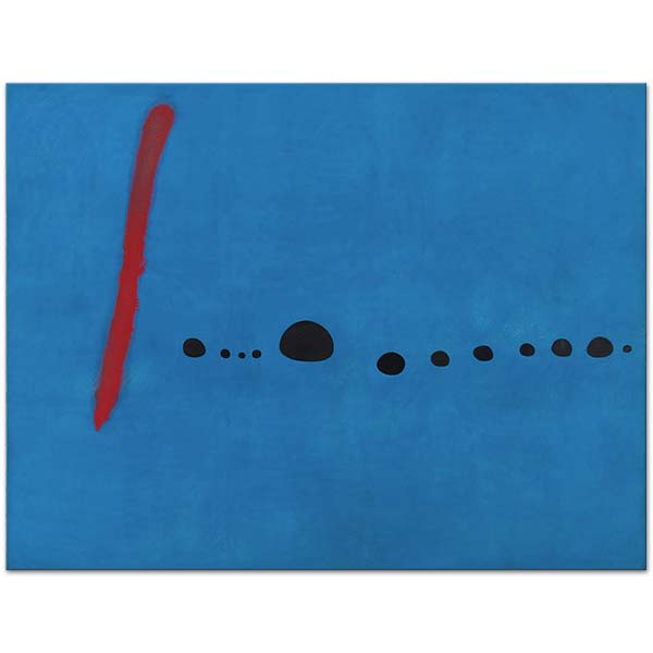 Joan Miro Mavi 02 Kanvas Tablo