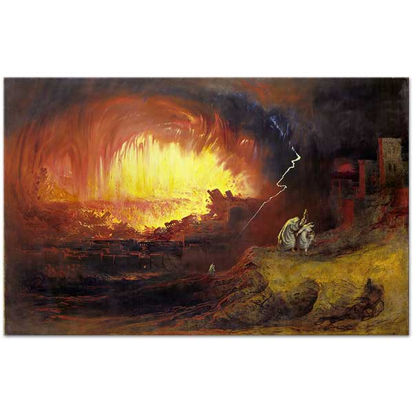 John Martin The Destruction of Sodom and Gomorrah Art Print