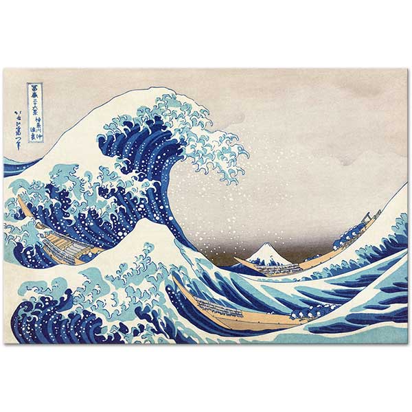 Katsushika Hokusai Büyük Dalga Kanvas Tablo
