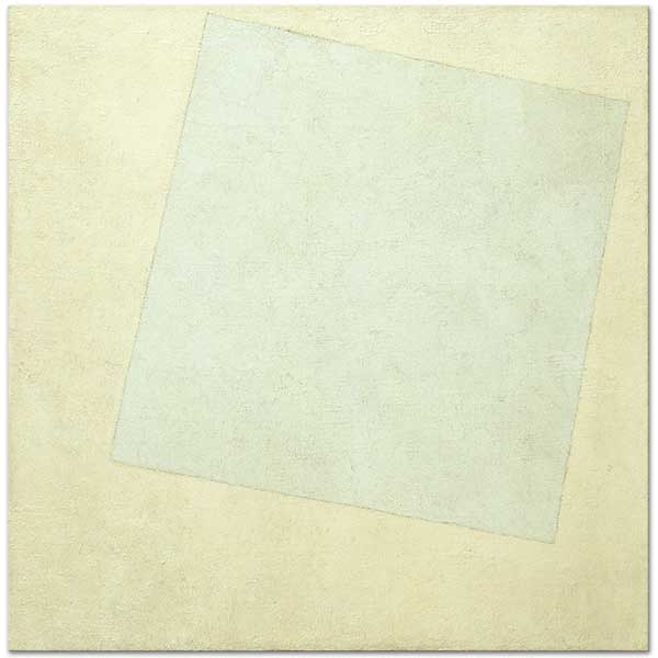 Kazimir Malevich Suprematist Composition White on White Art Print