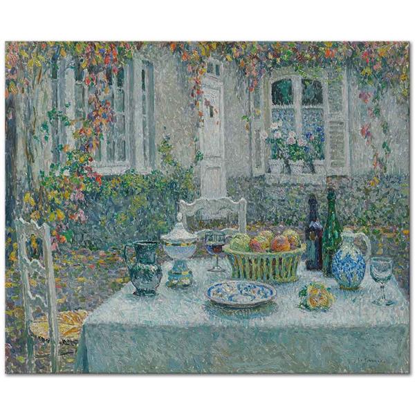 Henri le Sidaner、超希少画・海外レゾネ、新品高級額・額装付 HENRI LE SIDANER | LA MAISON DE LA MER, VILLEFRANCHE-SUR-MER