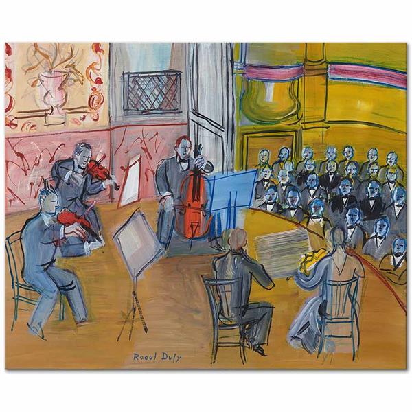 Le Quintette by Raoul Dufy as an Art Print | CANVASTAR ®