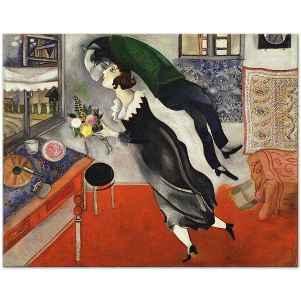 Marc Chagall Doğumgünü Kanvas Tablo