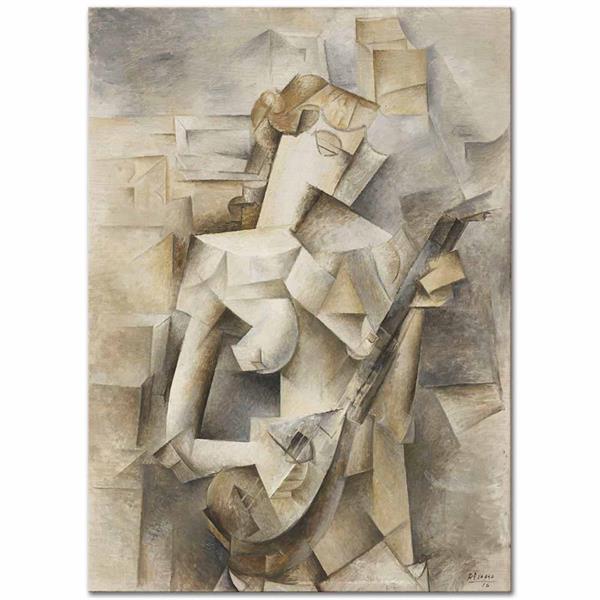 Girl with a Mandolin by Pablo Picasso as Art Print | CANVASTAR ®