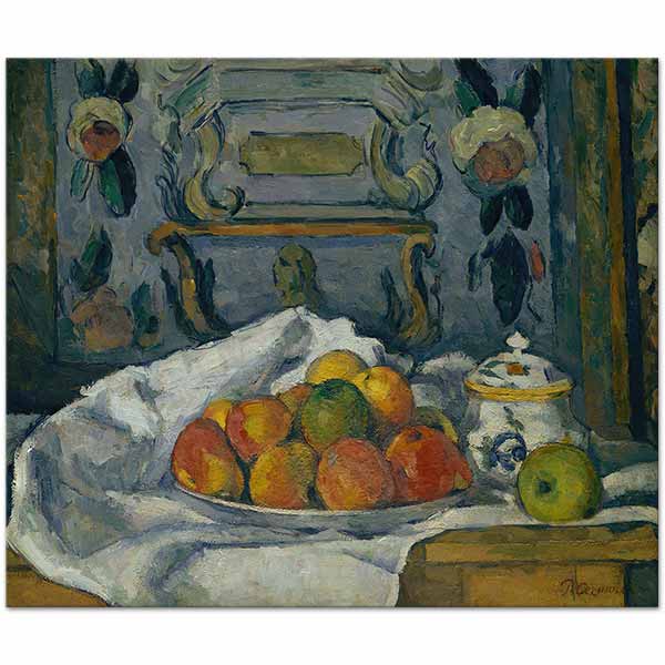 Dish of Apples by Paul Cezanne