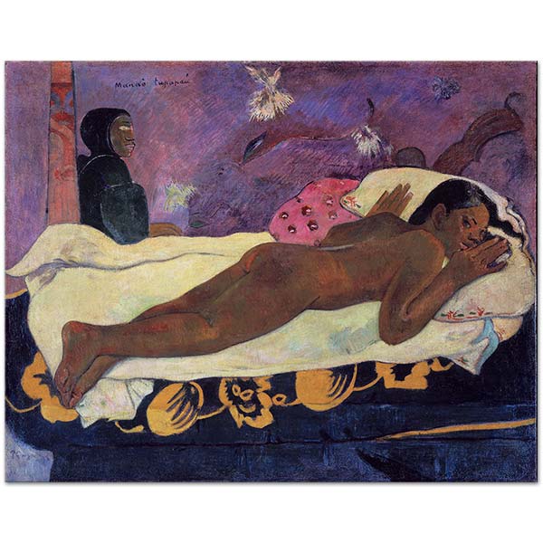 Paul Gauguin The Sprit Of The Dead Keeps Watch Art Print