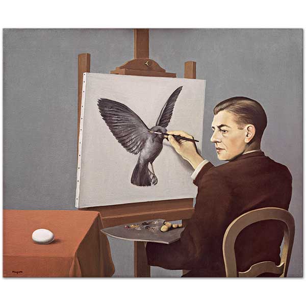 Rene Magritte Kavrayış Kanvas Tablo