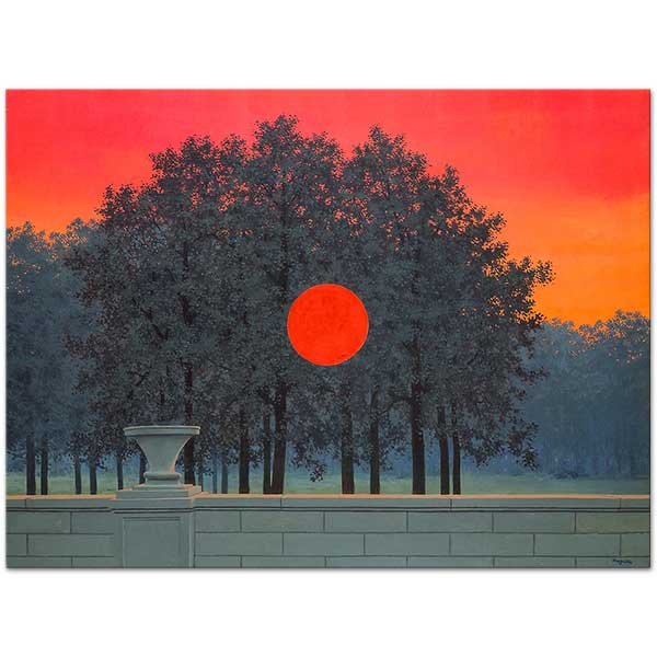 Rene Magritte Banket Kanvas Tablo